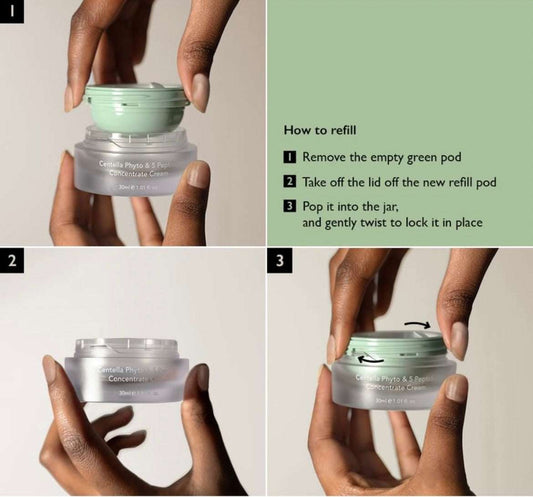 Haruharu Wonder Centella Phyto & 5 Peptide Concentrate Cream - 30ml - Refill Only - Sapphire Beauty Booth