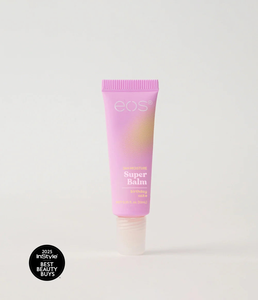 EOS Birthday Cake Super Balm - 10ml | Discover skin care, face cream, lip gloss, sunscreen, and korean skin care products at Sapphire Beauty Booth— a trusted cosmetic shop near me and makeup store near me.
