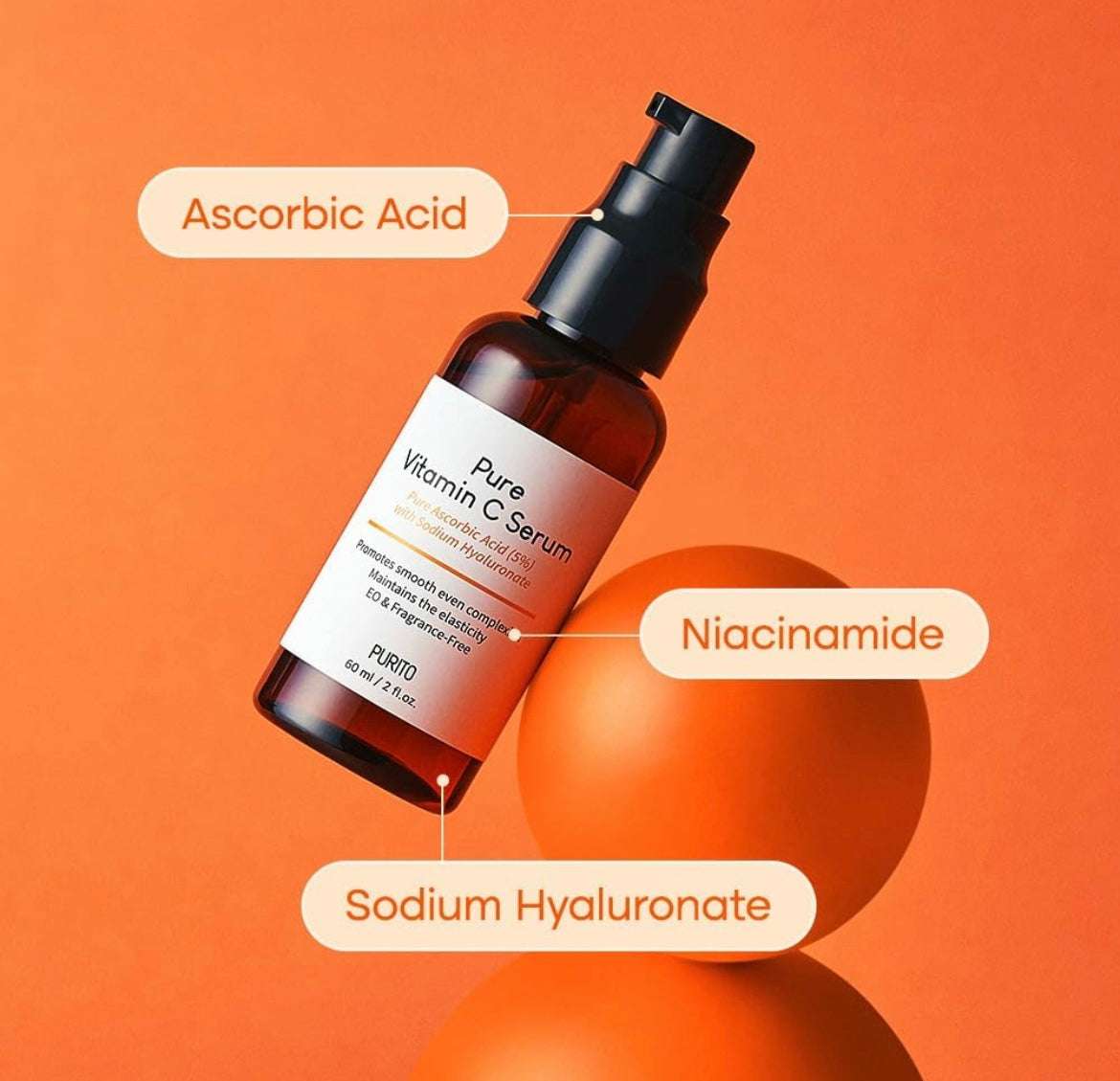 Purito Pure Vitamin C Serum - 60ml - Sapphire Beauty Booth