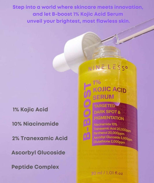Nineless B-Boost 1% Kojic Acid Serum - 30ml - Sapphire Beauty Booth
