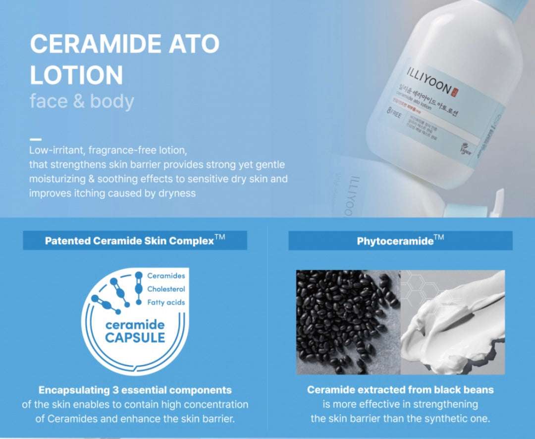 ILLYOON Ceramide Ato Lotion Mini - 50ml - Sapphire Beauty Booth