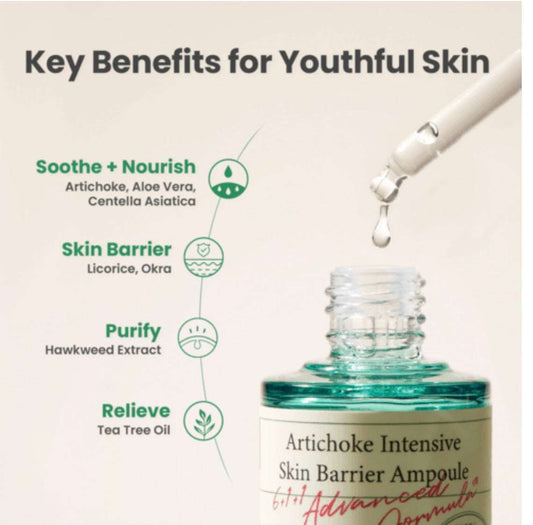 Axis Y Artichoke Intensive Skin Barrier Ampoule - 30ml - Sapphire Beauty Booth