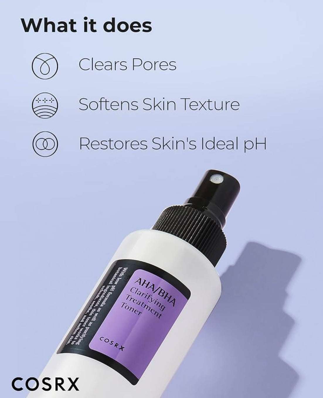 Cosrx AHA/BHA Clarifying Treatment Toner - 150ml - Sapphire Beauty Booth