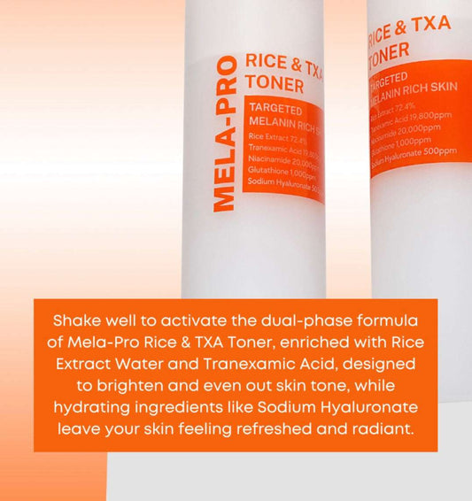 Nineless Mela-Pro Rice & TXA Toner - 200ml - Sapphire Beauty Booth