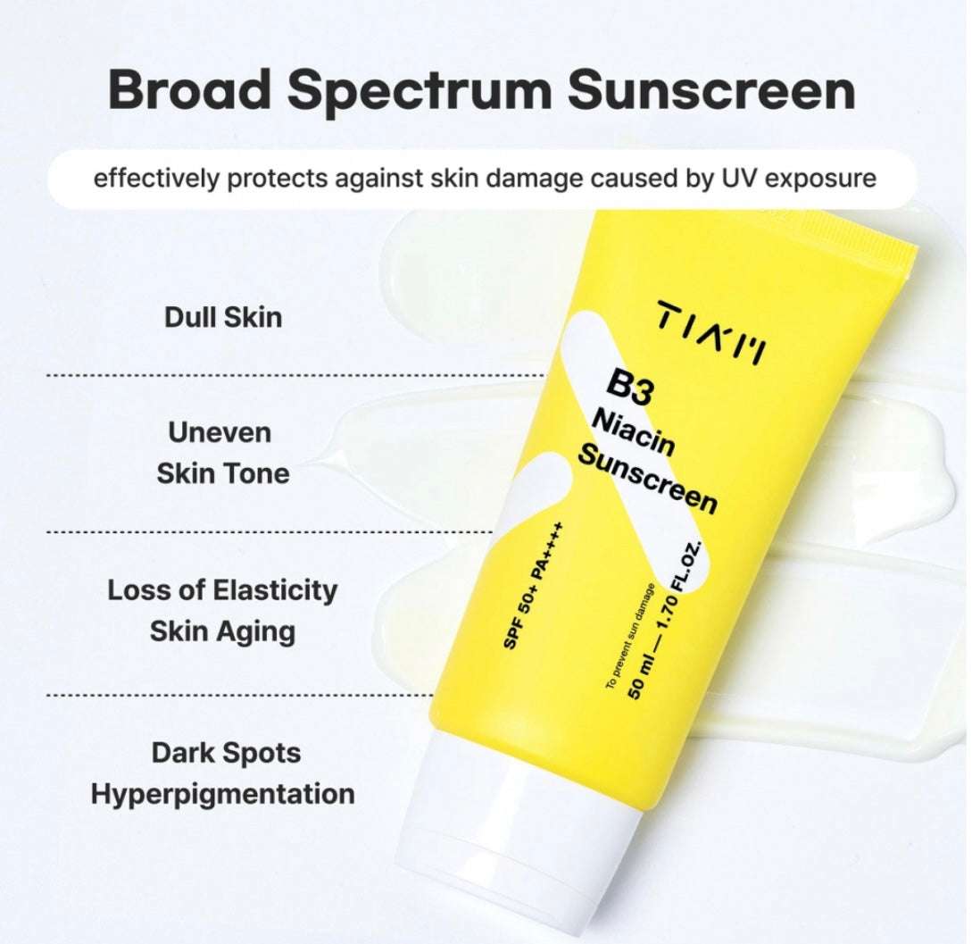 Tiam B3 Niacin Sunscreen - 50ml - Sapphire Beauty Booth
