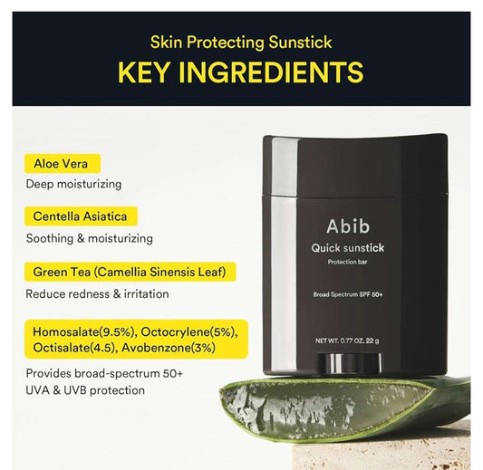 Abib Quick Sunstick Protection Bar SPF50++++ - 23g - Sapphire Beauty Booth