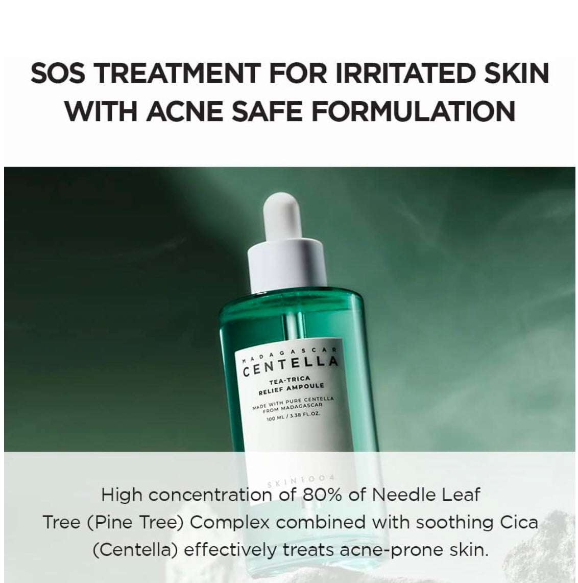 Skin1004 Tea-Trica Relief Ampoule - 30ml - Sapphire Beauty Booth