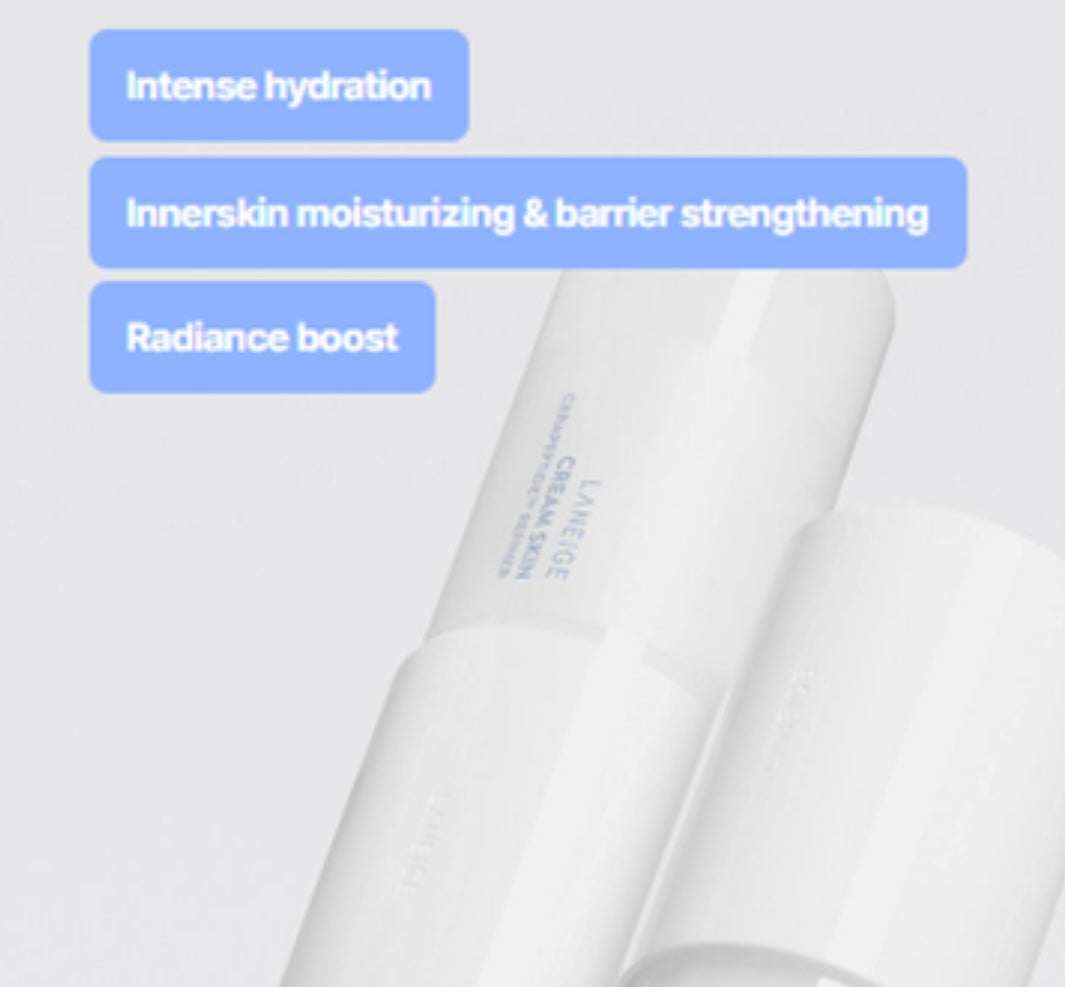 Laneige Cream Skin Cerapeptide Refiner - 170ml - Brightening Moisture Gel Cream, Anti-Blemish Body Lotion, skin moisturizer, dark spot correcting serum, needly daily toner pad, oil cleansers, moisturizing sunscreen, hand cream - Sapphire Beauty Booth