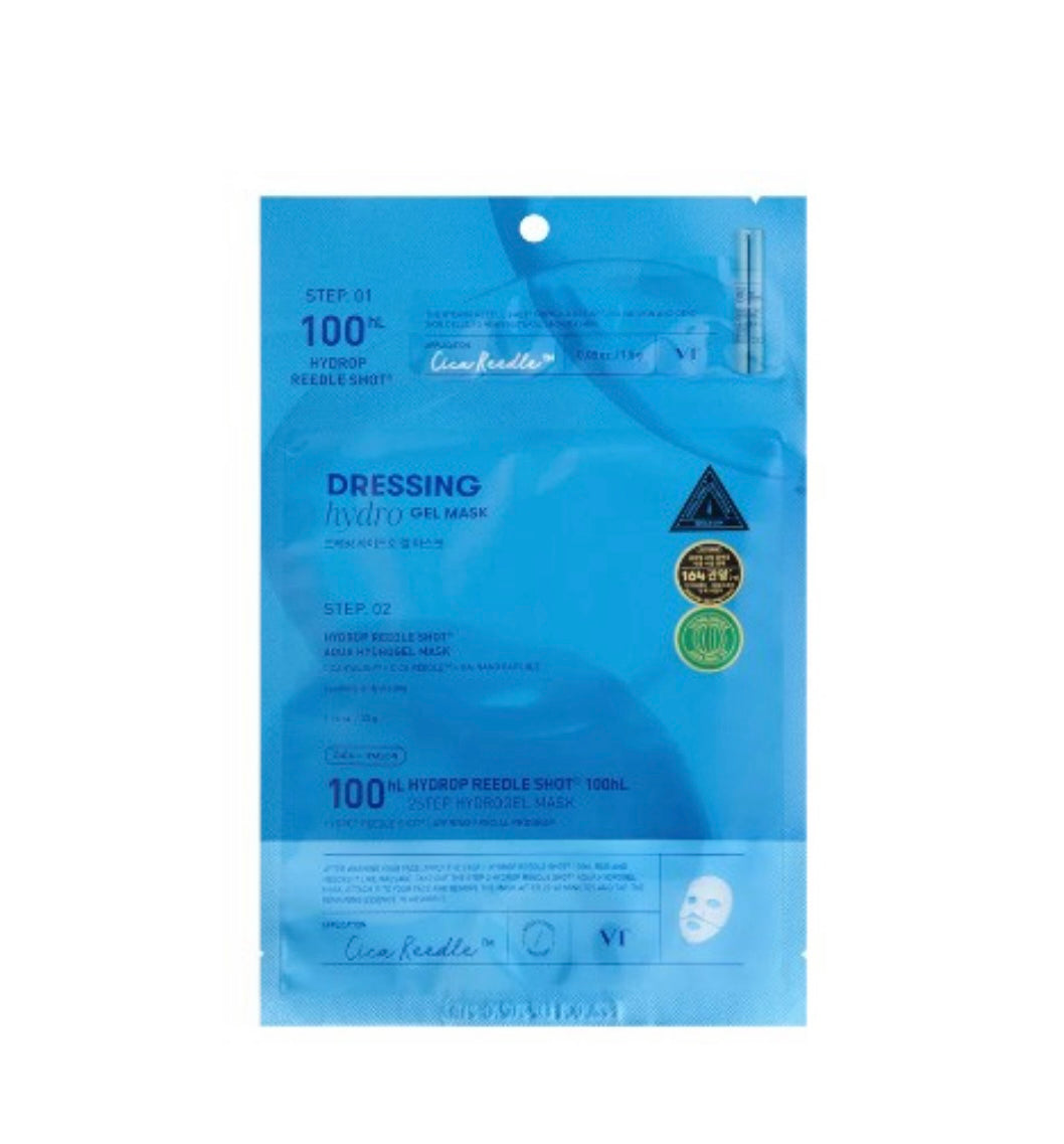 VT Hydrop Reedle Shot 100hL 2 Step Hydrogel Mask - 1 each - Brightening Moisture Gel Cream, Anti-Blemish Body Lotion, skin moisturizer, dark spot correcting serum, needly daily toner pad, oil cleansers, moisturizing sunscreen, hand cream - Sapphire Beauty Booth