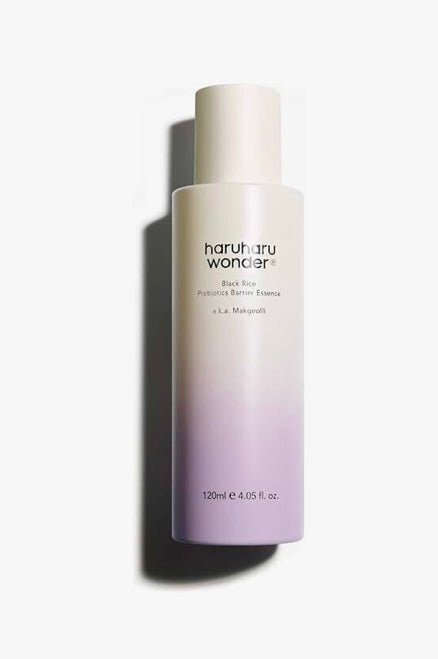 Haruharu Wonder Black Rice Probiotics Barrier Essence - 120ml - Brightening Moisture Gel Cream, Anti-Blemish Body Lotion, skin moisturizer, dark spot correcting serum, needly daily toner pad, oil cleansers, moisturizing sunscreen, hand cream - Sapphire Beauty Booth