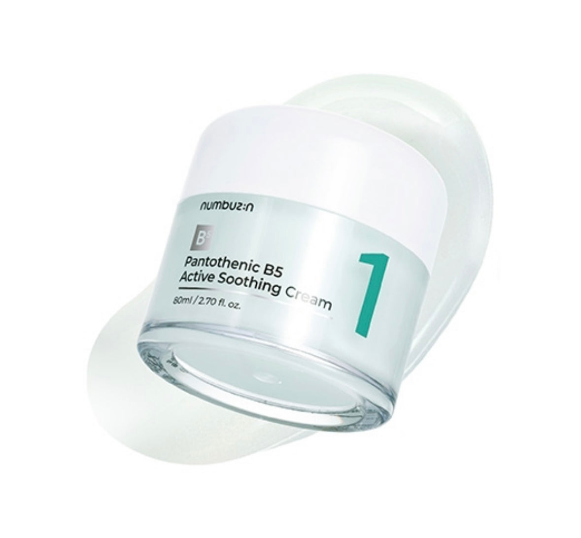 Numbuzin No.1 Pantothenic B5 Active Soothing Cream - Brightening Moisture Gel Cream, Anti-Blemish Body Lotion, skin moisturizer, dark spot correcting serum, needly daily toner pad, oil cleansers, moisturizing sunscreen, hand cream - Sapphire Beauty Booth