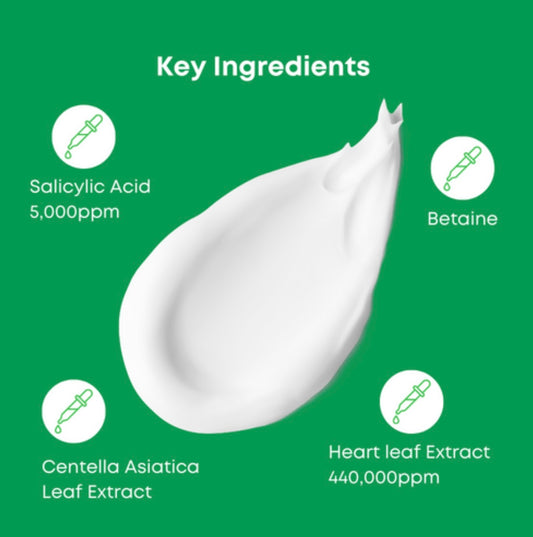 Nineless A-Control Heartleaf & BHA Cleanser - 120ml - Brightening Moisture Gel Cream, Anti-Blemish Body Lotion, skin moisturizer, dark spot correcting serum, needly daily toner pad, oil cleansers, moisturizing sunscreen, hand cream - Sapphire Beauty Booth