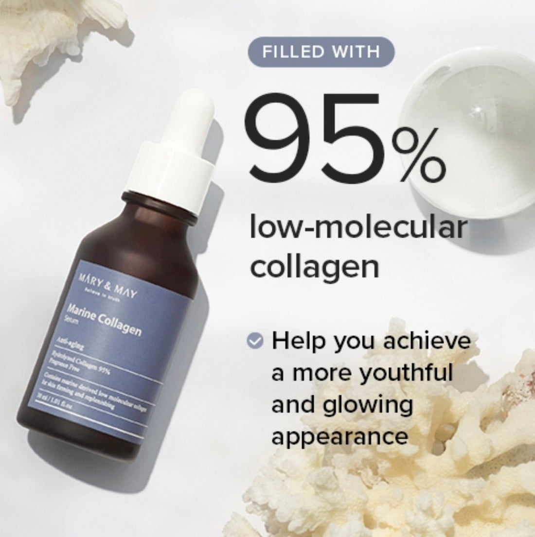 Mary&May Marine Collagen Serum - 30ml