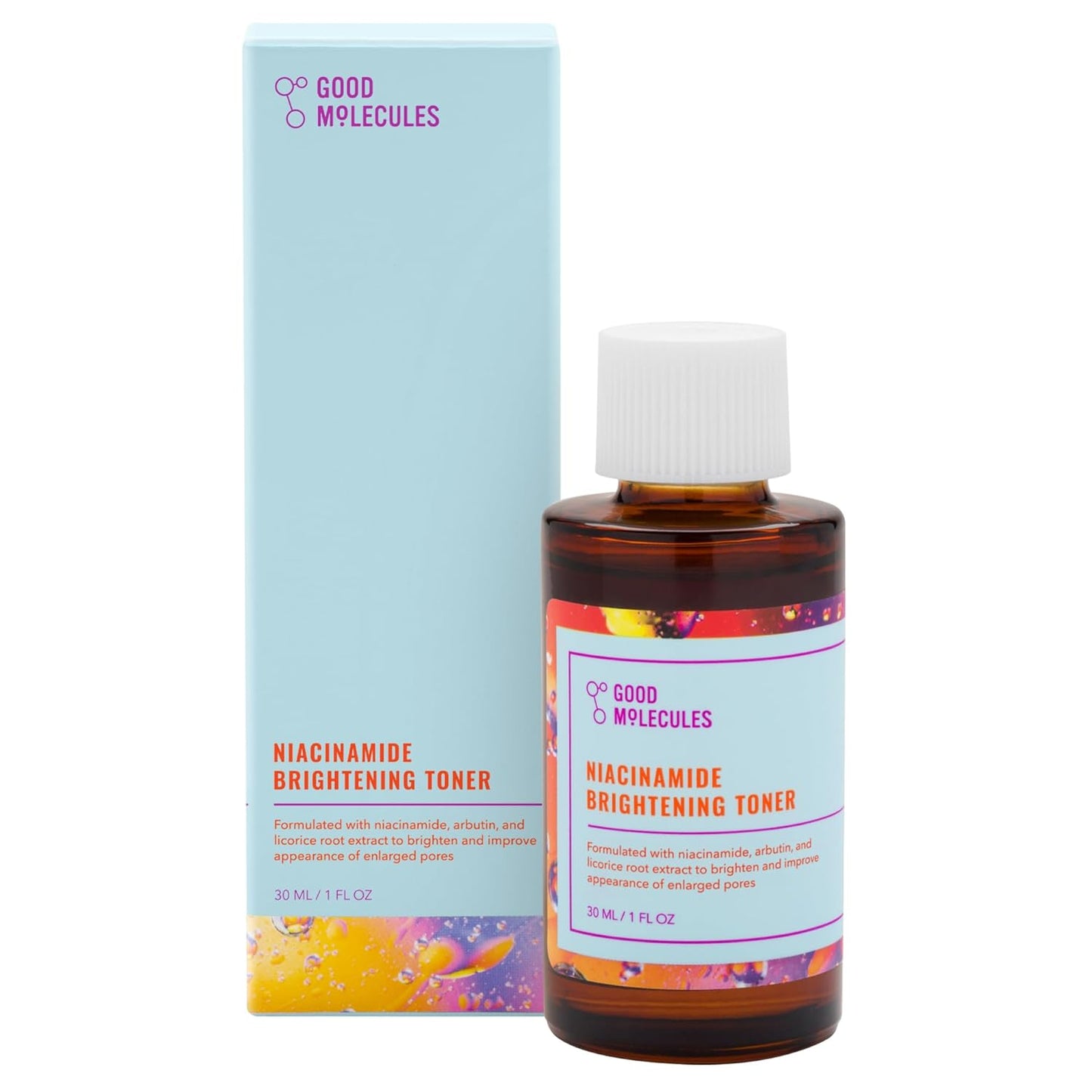 Good Molecules Niacinamide Brightening Toner 30ml | Discover skin care, face cream, lip gloss, sunscreen, and korean skin care products at Sapphire Beauty Booth— a trusted cosmetic shop near me and makeup store near me. | Sapphire Beauty Ghana