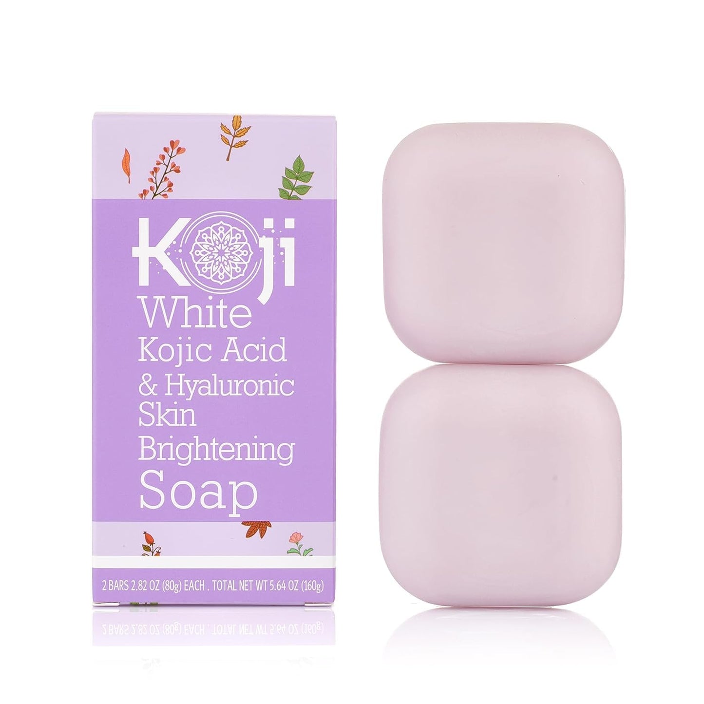 Koji White Kojic Acid & Hyaluronic Acid Brightening Soap - 2 Bars | Discover skin care, face cream, lip gloss, sunscreen, and korean skin care products at Sapphire Beauty Booth— a trusted cosmetic shop near me and makeup store near me.