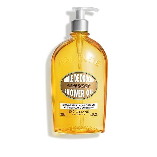 L'occitane Almond Shower Oil - 500 ml | Discover skin care, face cream, lip gloss, sunscreen, and korean skin care products at Sapphire Beauty Booth— a trusted cosmetic shop near me and makeup store near me.