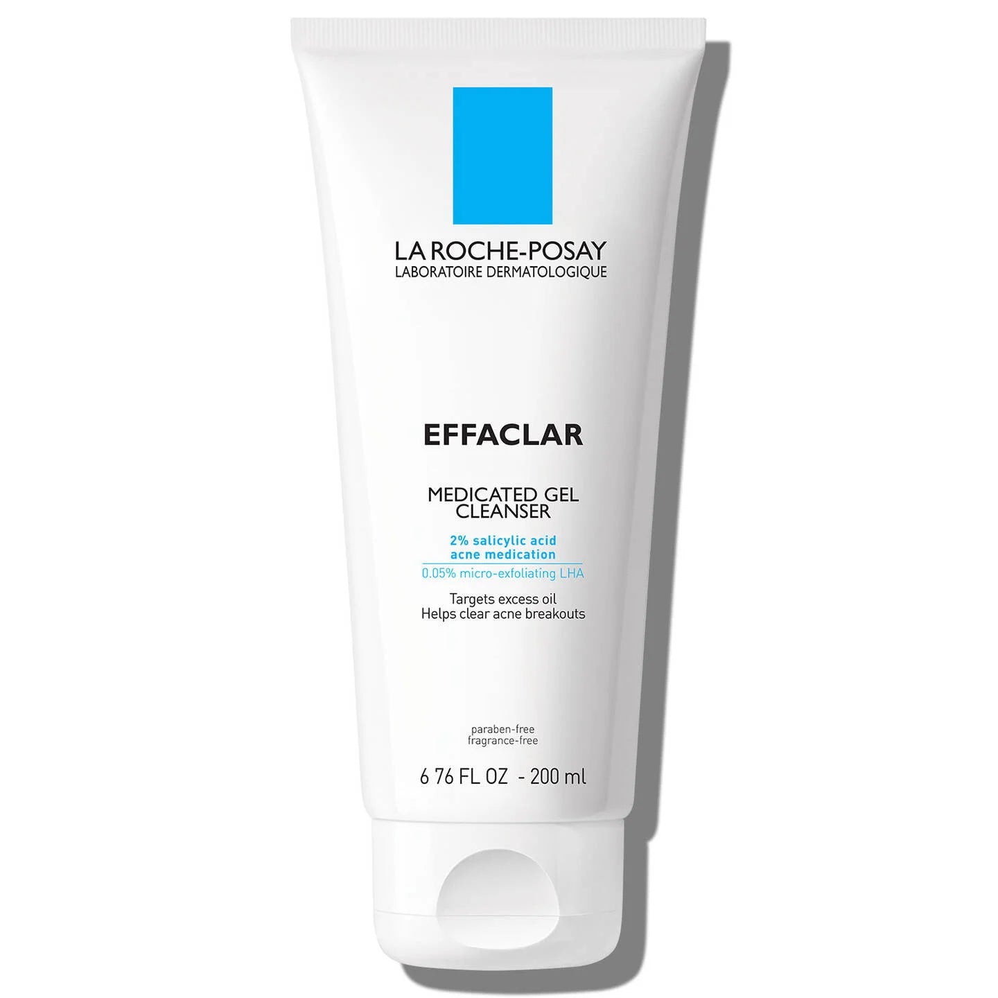 La Roche-Posay Effaclar Medicated Gel Cleanser (2% SA) - 200ml | Discover skin care, face cream, lip gloss, sunscreen, and korean skin care products at Sapphire Beauty Booth— a trusted cosmetic shop near me and makeup store near me.