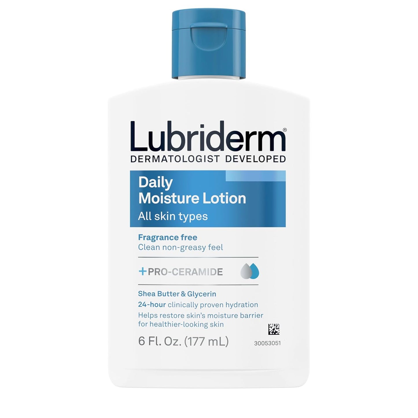 Lubriderm Daily Moisture Lotion - 6oz | Discover skin care, face cream, lip gloss, sunscreen, and korean skin care products at Sapphire Beauty Booth— a trusted cosmetic shop near me and makeup store near me.