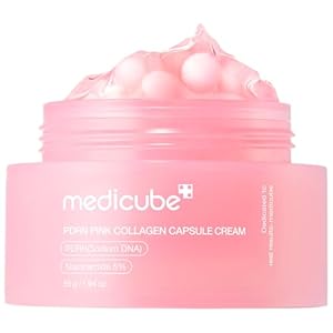 Medicube PDRN Pink Collagen Capsule Cream - 55g | Discover skin care, face cream, lip gloss, sunscreen, and korean skin care products at Sapphire Beauty Booth— a trusted cosmetic shop near me and makeup store near me.