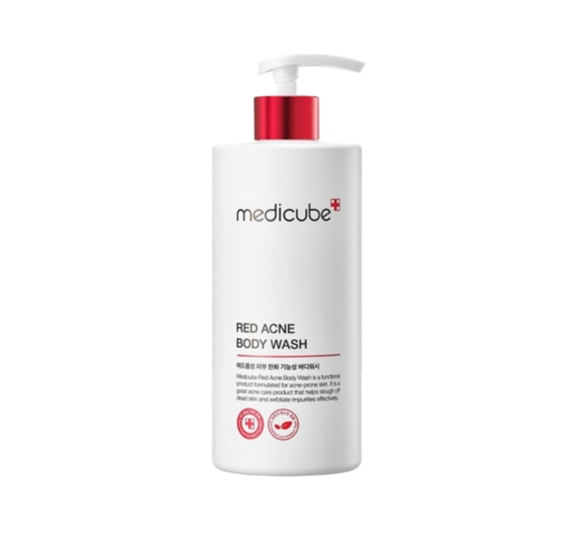 Medicube Red Acne Body Wash 2.0 - 400g | Discover skin care, face cream, lip gloss, sunscreen, and korean skin care products at Sapphire Beauty Booth— a trusted cosmetic shop near me and makeup store near me.