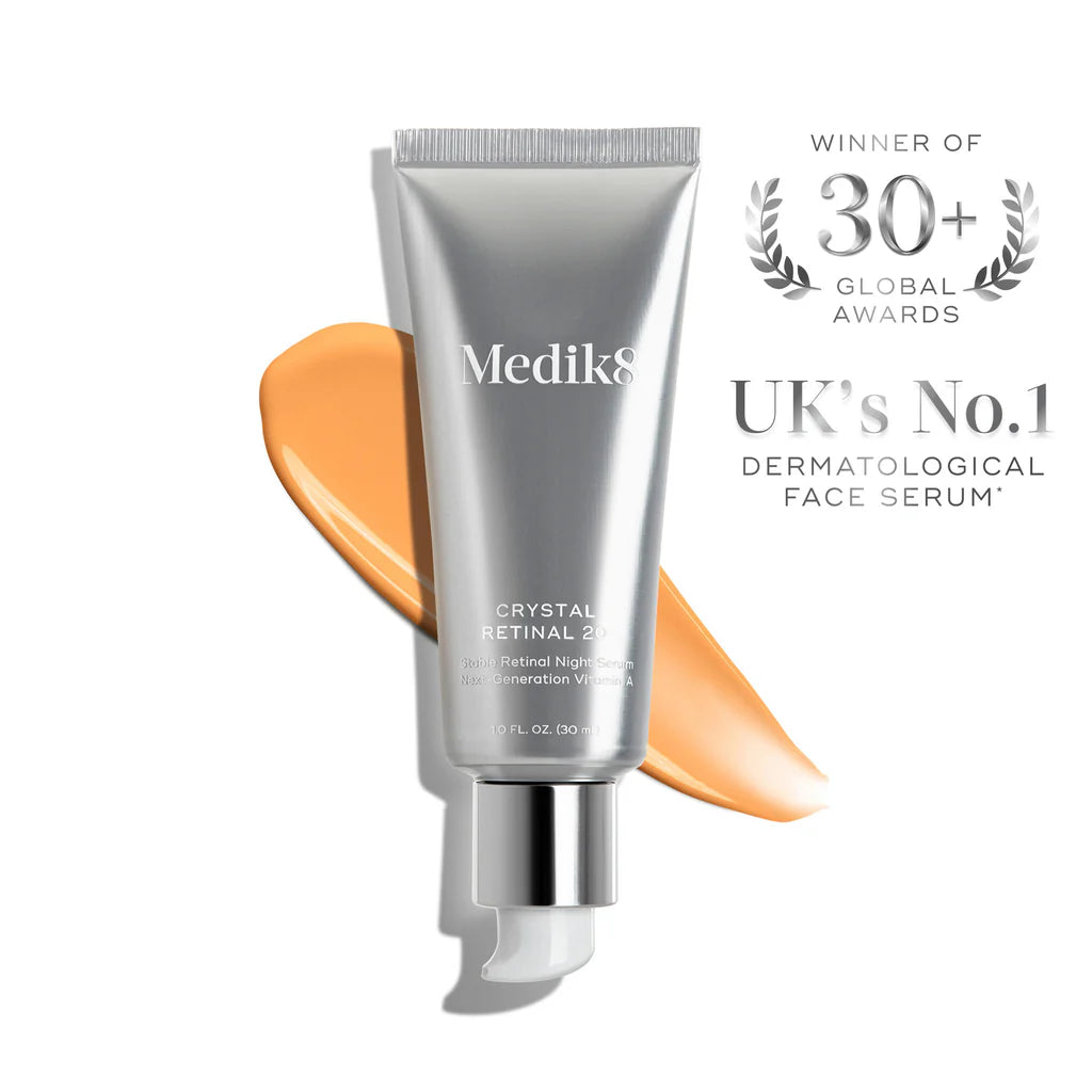 Medik8 Crystal Retinal 20 (Experienced) - 30ml | Discover skin care, face cream, lip gloss, sunscreen, and korean skin care products at Sapphire Beauty Booth— a trusted cosmetic shop near me and makeup store near me.