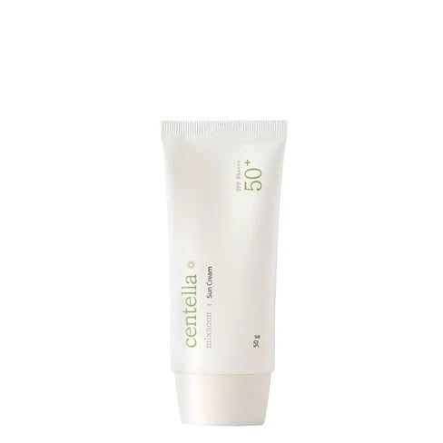Mixsoon Centella Sun Cream - 50g | Discover skin care, face cream, lip gloss, sunscreen, and korean skin care products at Sapphire Beauty Booth— a trusted cosmetic shop near me and makeup store near me.