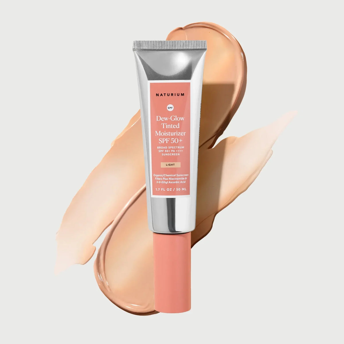 Naturium Dew Glow Tinted Moisturizer SPF 50+ Light - 50ml | Discover skin care, face cream, lip gloss, sunscreen, and korean skin care products at Sapphire Beauty Booth— a trusted cosmetic shop near me and makeup store near me. | Sapphire Beauty Ghana | Same Day Delivery Available