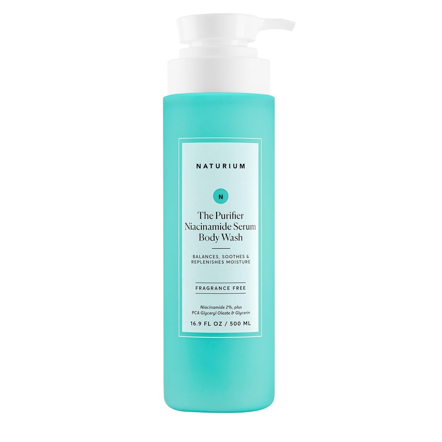 Naturium The Purifier Niacinamide Serum Body Wash - 500ml | Discover skin care, face cream, lip gloss, sunscreen, and korean skin care products at Sapphire Beauty Booth— a trusted cosmetic shop near me and makeup store near me.