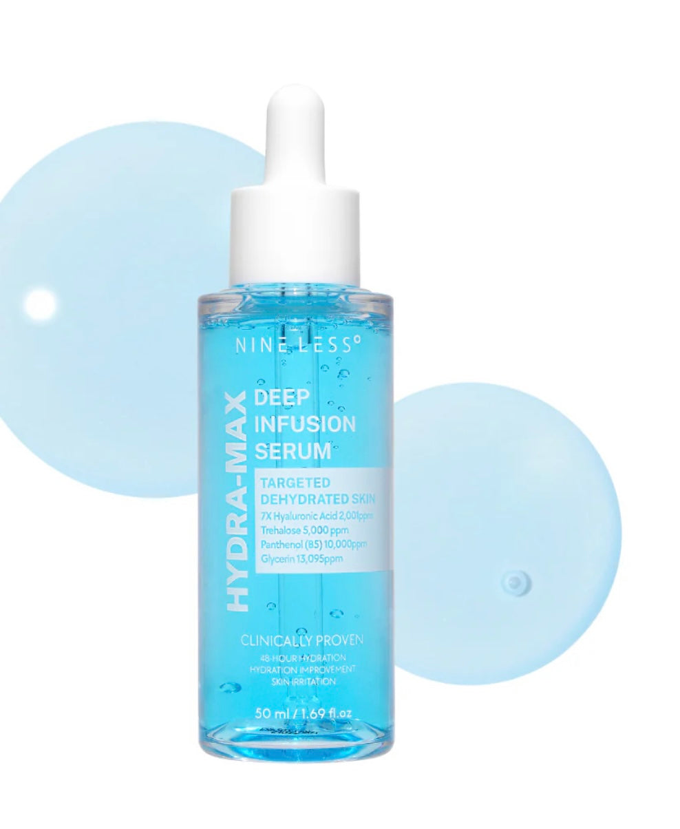 Nineless Hydra-Max Deep Infusion Serum - 50ml | Discover skin care, face cream, lip gloss, sunscreen, and korean skin care products at Sapphire Beauty Booth— a trusted cosmetic shop near me and makeup store near me.