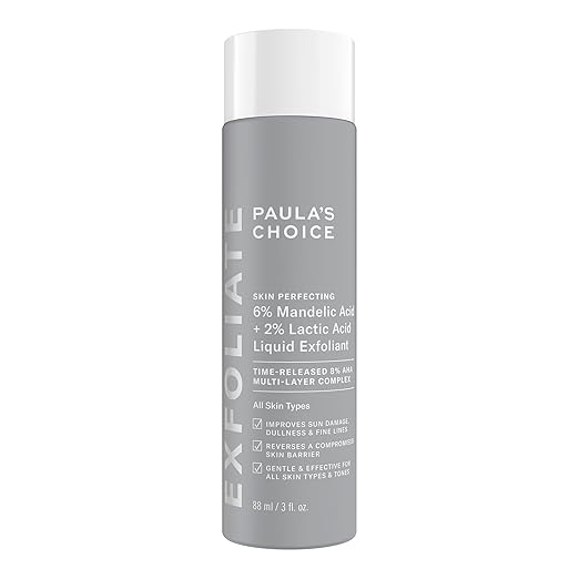 Paula's Choice Skin Perfecting 6% Mandelic Acid + 2% Lactic Acid Liquid Exfoliant - 88ml | Discover skin care, face cream, lip gloss, sunscreen, and korean skin care products at Sapphire Beauty Booth— a trusted cosmetic shop near me and makeup store near me.