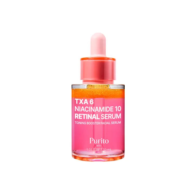 Purito Seoul TXA 6 Niacinamide 10 Retinal Serum - 30ml | Discover skin care, face cream, lip gloss, sunscreen, and korean skin care products at Sapphire Beauty Booth— a trusted cosmetic shop near me and makeup store near me.