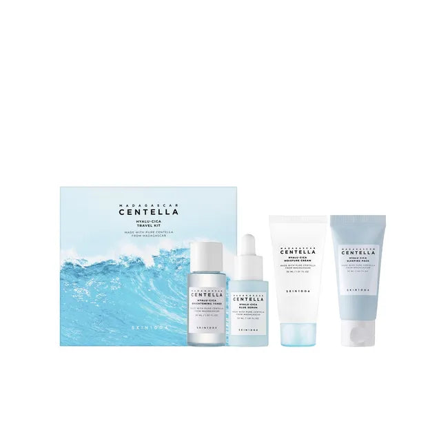 SKkin1004 Madagascar Centella Hyalu-Cica Travel Kit | Discover skin care, face cream, lip gloss, sunscreen, and korean skin care products at Sapphire Beauty Booth— a trusted cosmetic shop near me and makeup store near me.