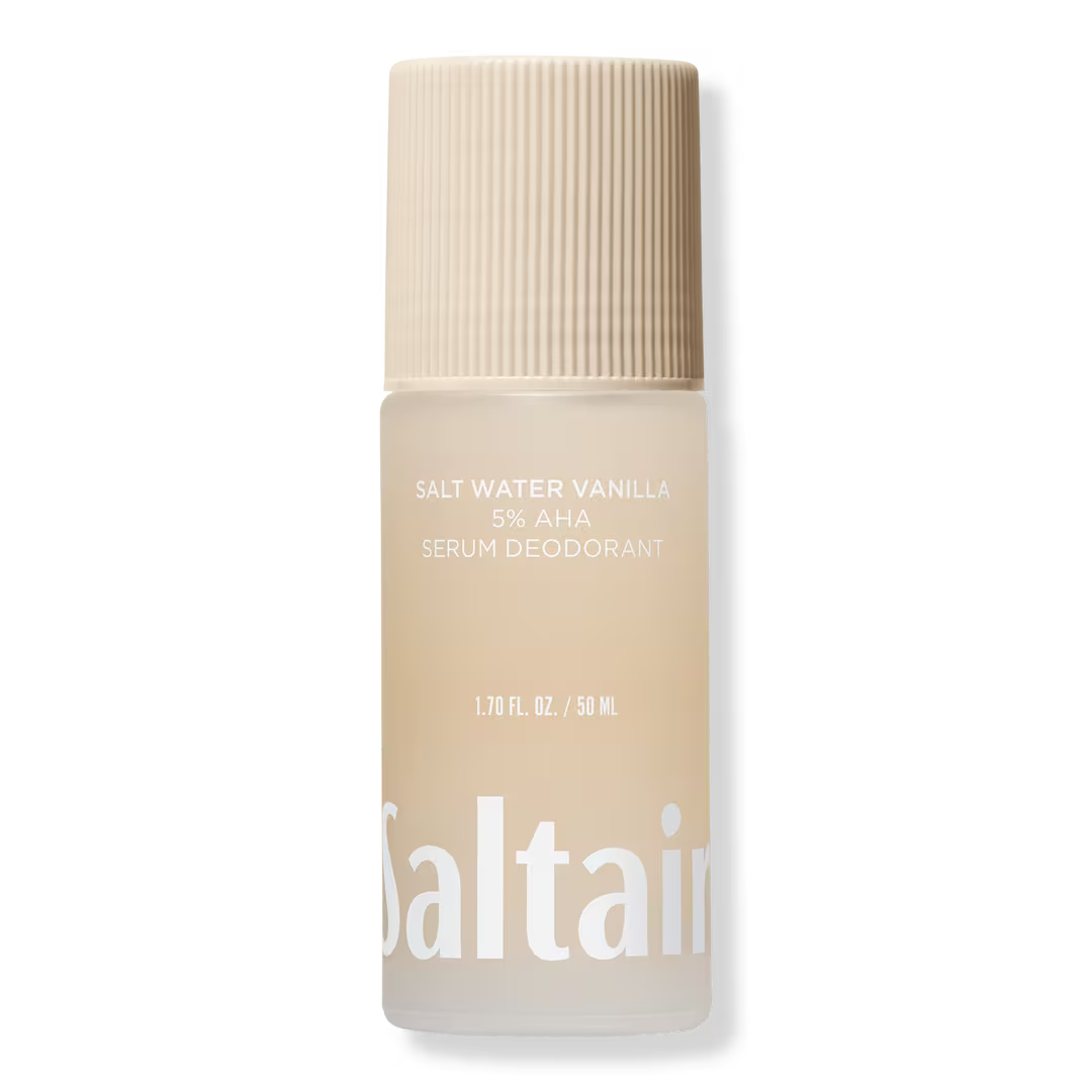 Saltair Salt Water Vanilla 5% AHA Serum Deodorant - 50ml | Discover skin care, face cream, lip gloss, sunscreen, and korean skin care products at Sapphire Beauty Booth— a trusted cosmetic shop near me and makeup store near me.