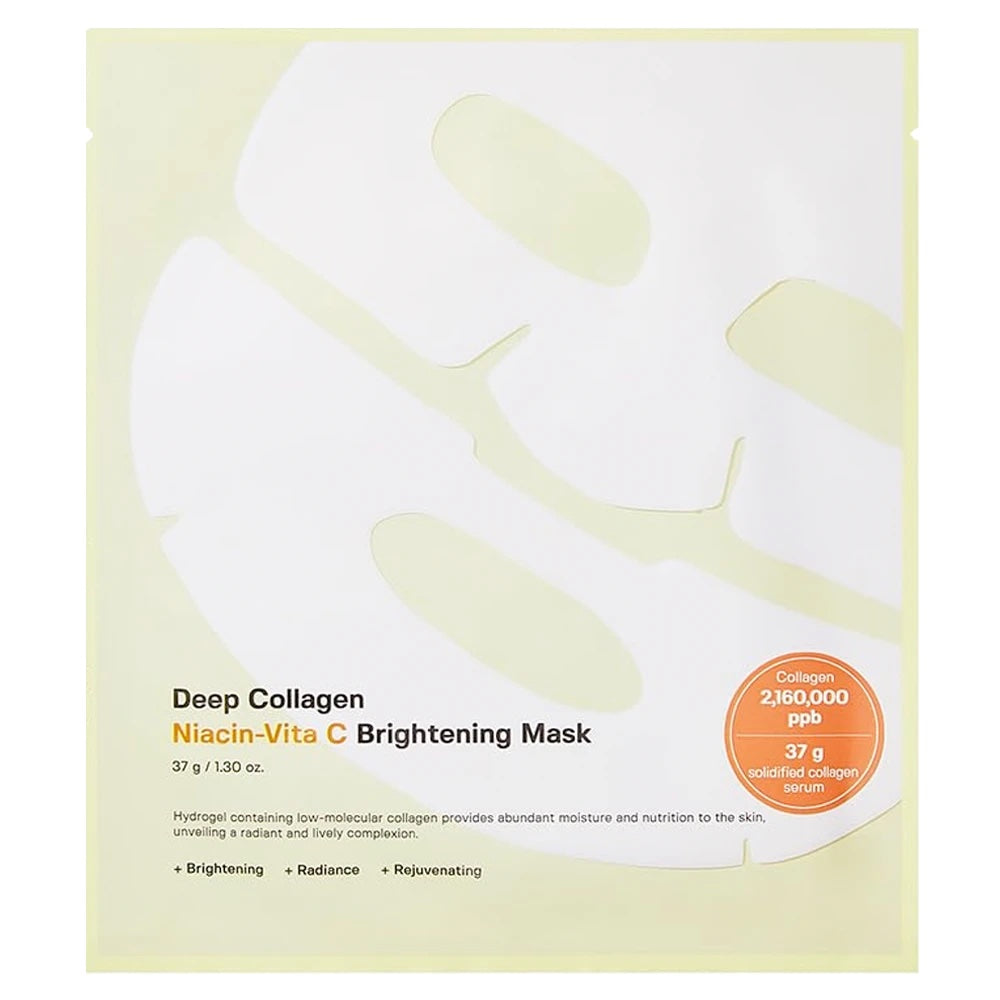Sungboon Editor Deep Collagen Niacin Vita C Brightening Mask - 1 Mask | Discover skin care, face cream, lip gloss, sunscreen, and korean skin care products at Sapphire Beauty Booth— a trusted cosmetic shop near me and makeup store near me.
