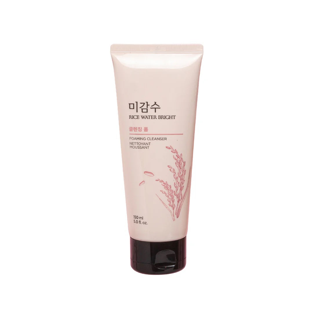 The Face Shop Rice Water Bright Cleansing Foam - 150ml | Discover skin care, face cream, lip gloss, sunscreen, and korean skin care products at Sapphire Beauty Booth— a trusted cosmetic shop near me and makeup store near me.