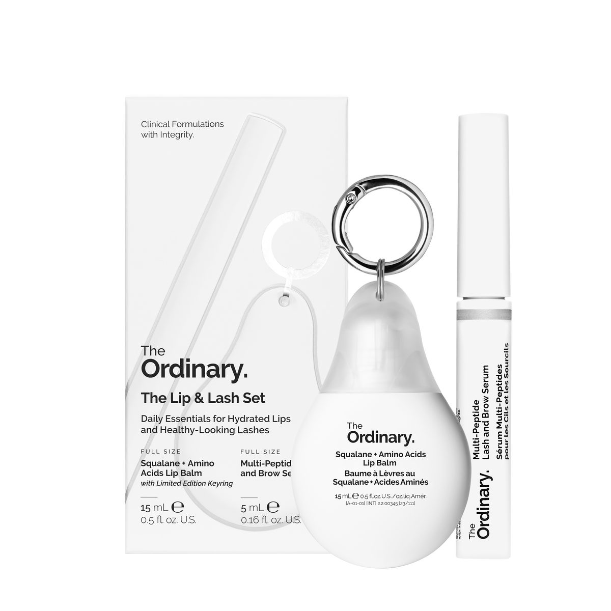 The Ordinary Lip & Lash Set | Discover skin care, face cream, lip gloss, sunscreen, and korean skin care products at Sapphire Beauty Booth— a trusted cosmetic shop near me and makeup store near me.