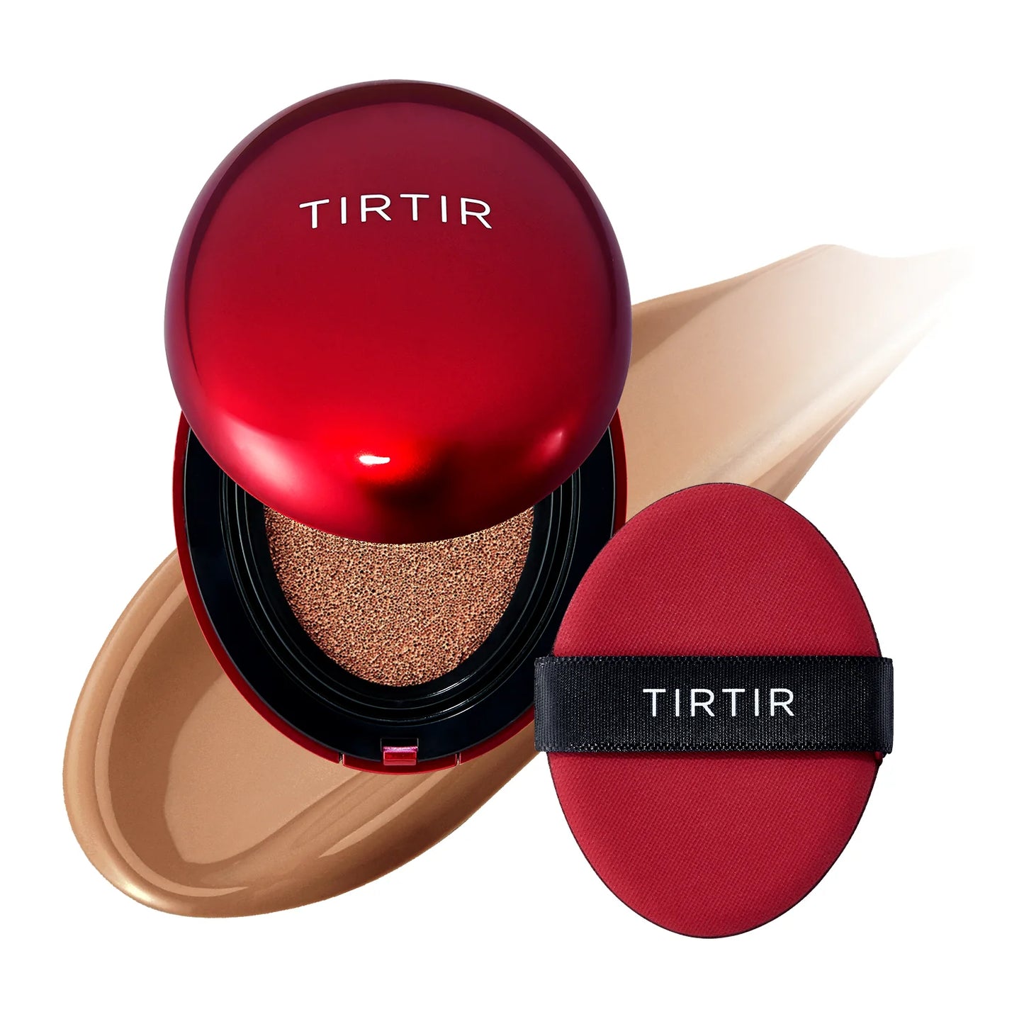 Tirtir Mask Fit Red Cushion Mini - 37C Almond | Discover skin care, face cream, lip gloss, sunscreen, and korean skin care products at Sapphire Beauty Booth— a trusted cosmetic shop near me and makeup store near me.