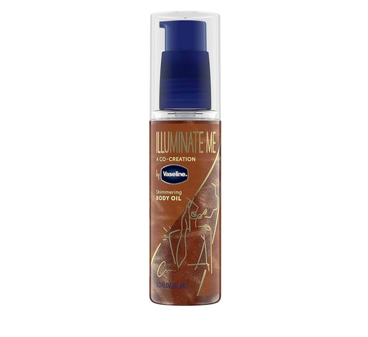 Vaseline Illuminate Me Shimmering Body Oil - 98ml | Discover skin care, face cream, lip gloss, sunscreen, and korean skin care products at Sapphire Beauty Booth— a trusted cosmetic shop near me and makeup store near me.