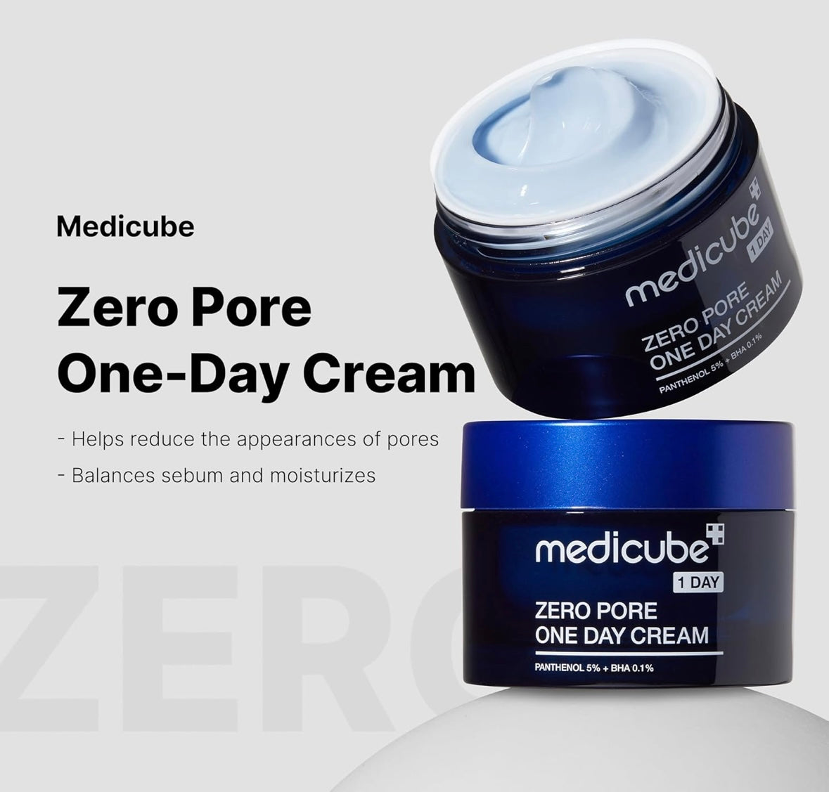 Medicube Zero Pore One-Day Cream - 50ml