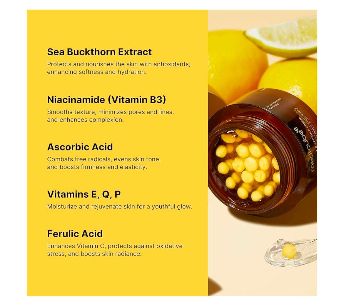 Medicube Deep Vita C Capsule Cream - 55g - Sapphire Beauty Booth