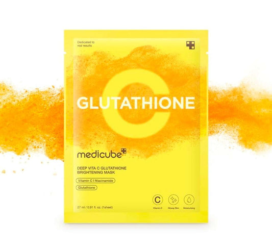 Medicube - Deep Vita C Glutathione Brightening Mask - 1ea - Sapphire Beauty Booth