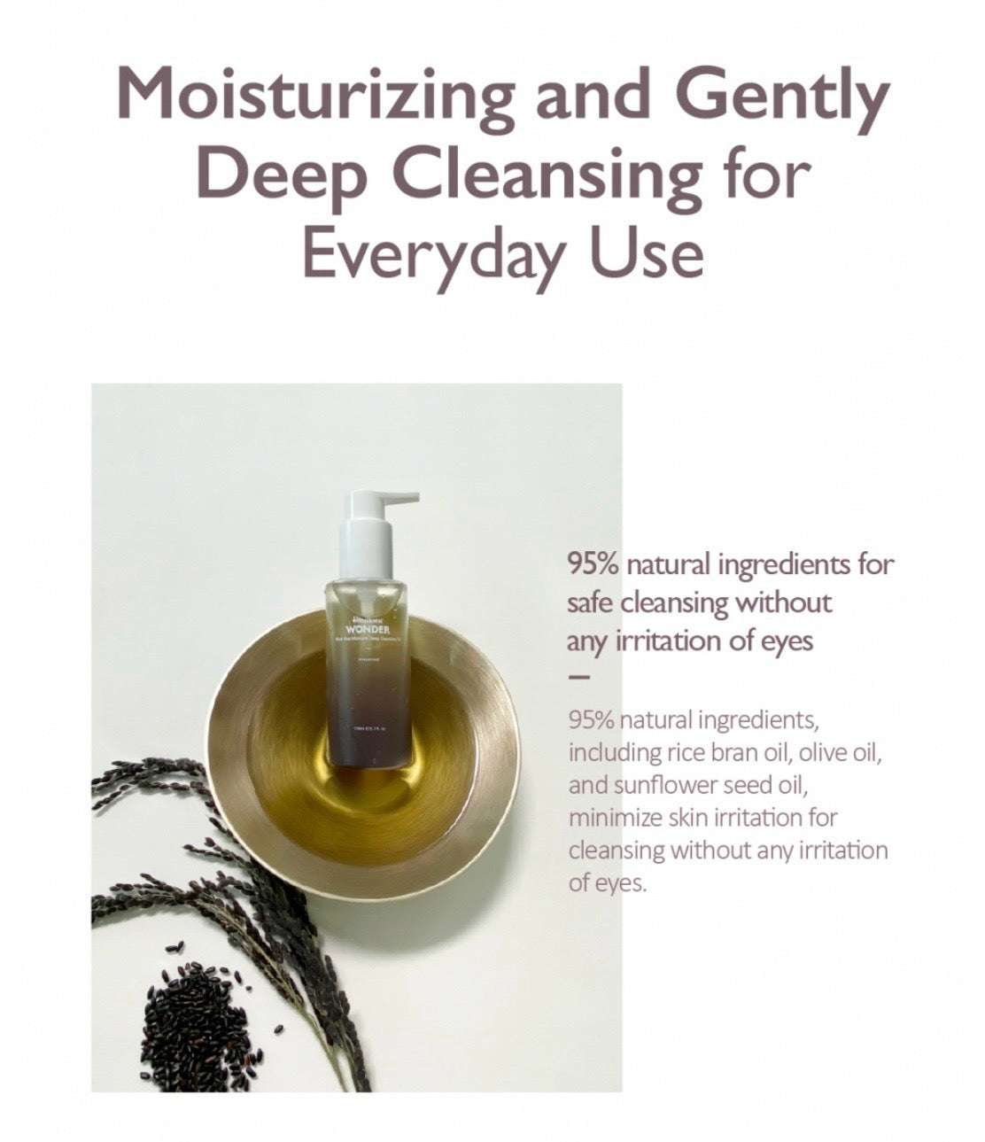 Haruharu Black Rice Deep Cleansing Oil - 150ml - Sapphire Beauty Booth