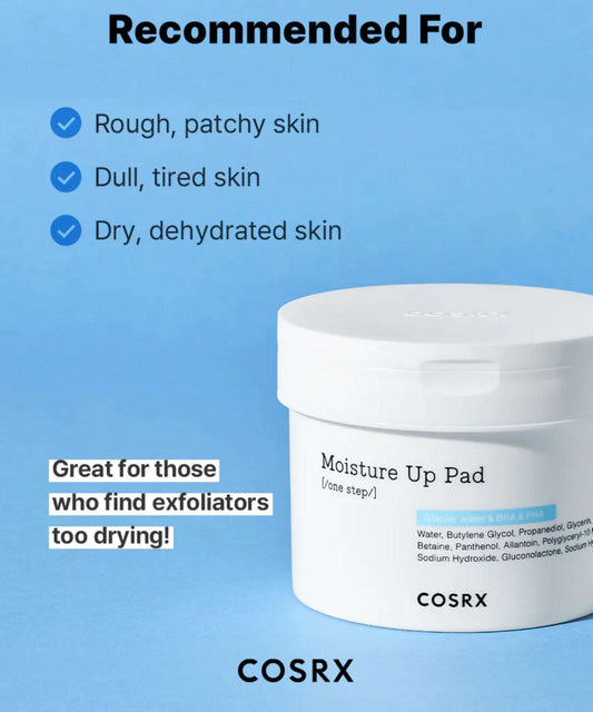 Cosrx One Step Moisture Up Toner Pad - 70 pads - Sapphire Beauty Booth