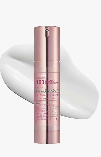 VT Cosmetics Collagen Reedle Shot 100 - 50 ml - Brightening Moisture Gel Cream, Anti-Blemish Body Lotion, skin moisturizer, dark spot correcting serum, needly daily toner pad, oil cleansers, moisturizing sunscreen, hand cream - Sapphire Beauty Booth