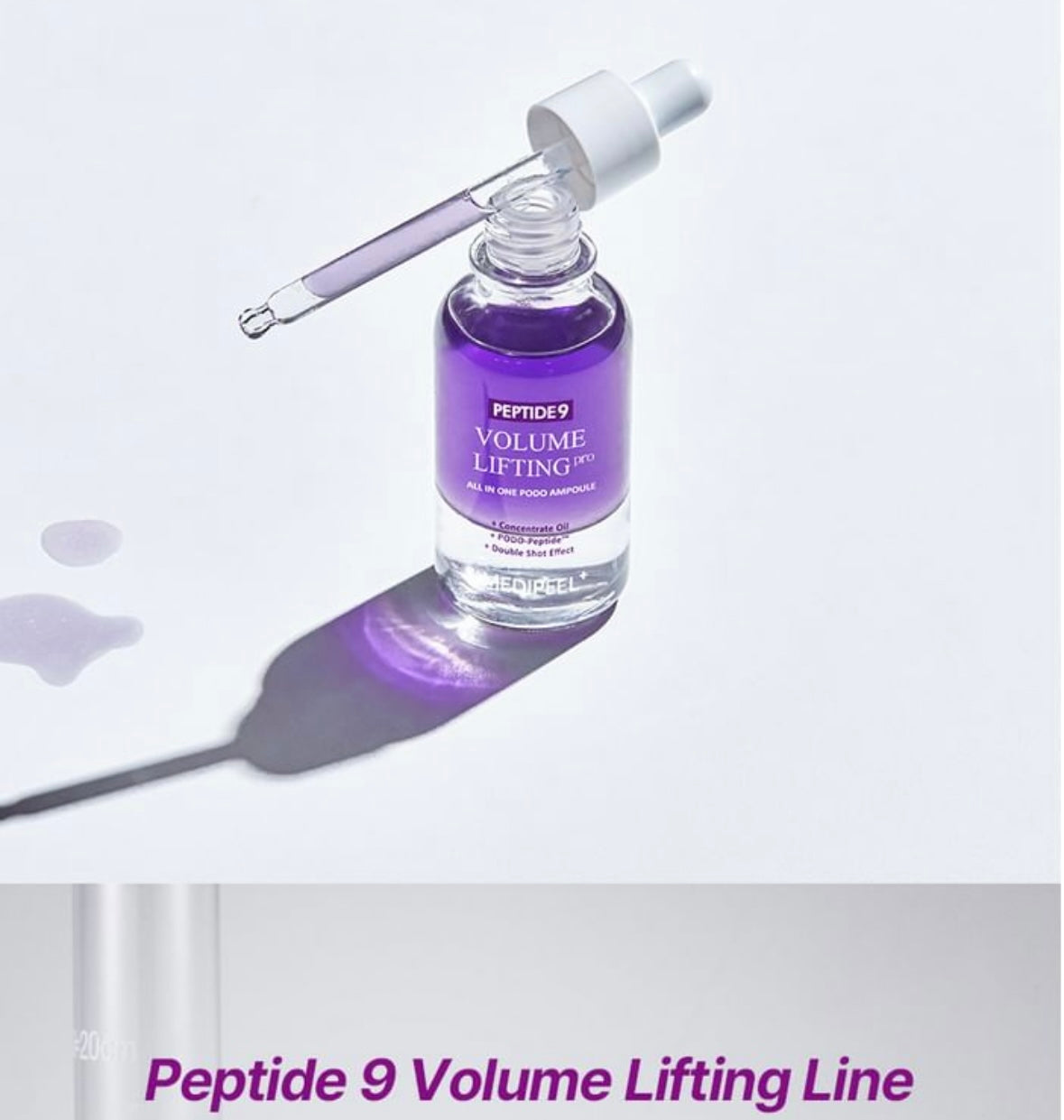 MEDI-PEEL - Peptide 9 Volume Lifting Pro All In One Podo Ampoule - 30ml - Brightening Moisture Gel Cream, Anti-Blemish Body Lotion, skin moisturizer, dark spot correcting serum, needly daily toner pad, oil cleansers, moisturizing sunscreen, hand cream - Sapphire Beauty Booth