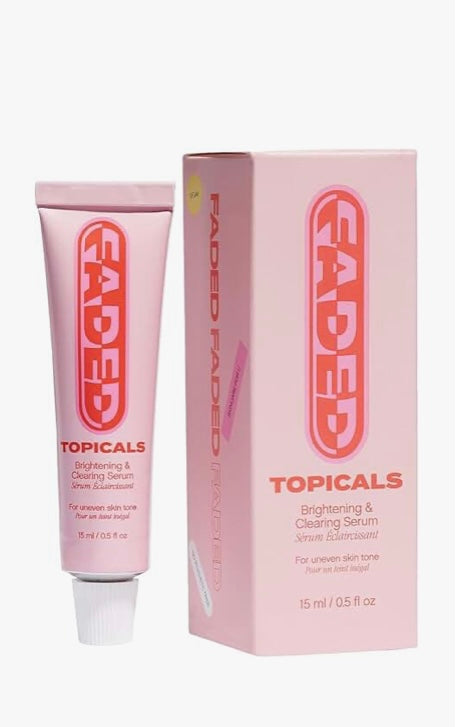 Topicals Faded Brightening and Clearing Serum - 15ml - Brightening Moisture Gel Cream, Anti-Blemish Body Lotion, skin moisturizer, dark spot correcting serum, needly daily toner pad, oil cleansers, moisturizing sunscreen, hand cream - Sapphire Beauty Booth