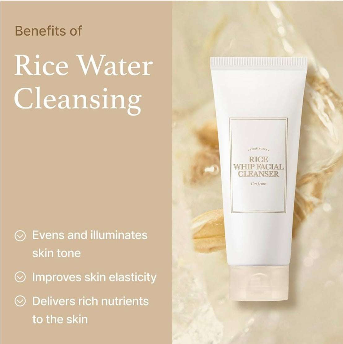 I'm from Rice Whip Facial Cleanser -150ml - Sapphire Beauty Booth