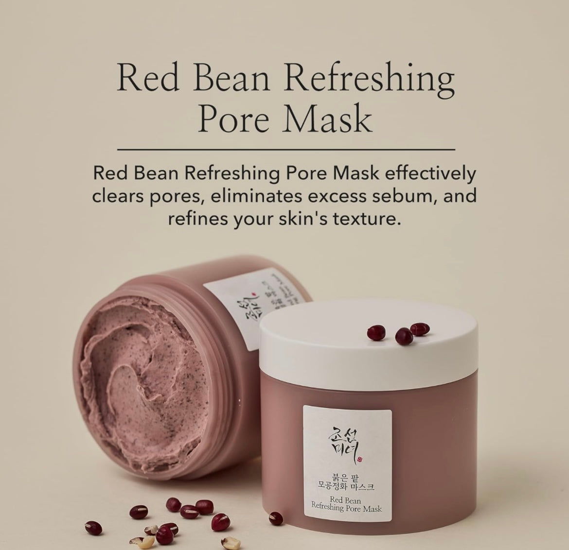 Beauty of Joseon Red Bean Refreshing Pore Mask - 140ml