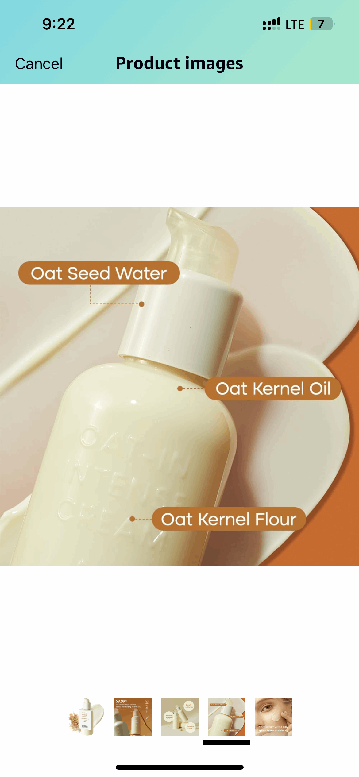 Purito Oat-in Intense Cream - 150ml - Sapphire Beauty Booth