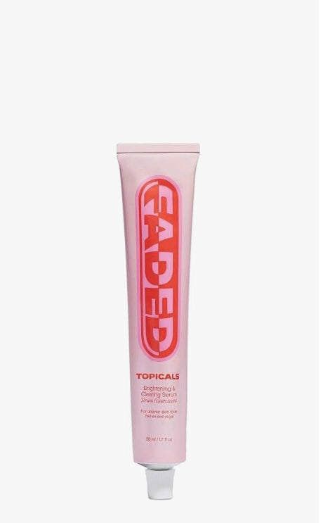 Topicals Faded Brightening and Clearing Serum - 50ml - Brightening Moisture Gel Cream, Anti-Blemish Body Lotion, skin moisturizer, dark spot correcting serum, needly daily toner pad, oil cleansers, moisturizing sunscreen, hand cream - Sapphire Beauty Booth